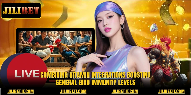 Combining vitamin integrations boosting general bird immunity levels