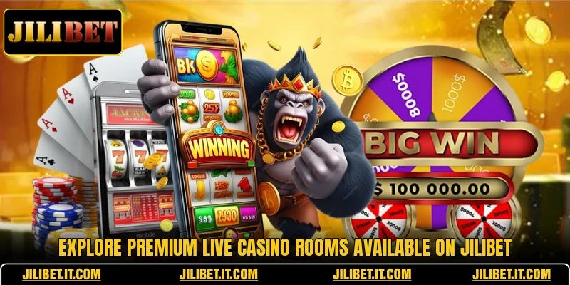 Explore premium live casino rooms available on JILIBET