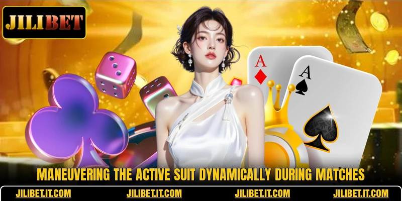 Maneuvering the active suit dynamically during matches