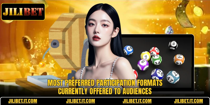 Most preferred participation formats currently offered to audiences