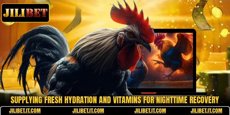 Supplying fresh hydration and vitamins for nighttime recovery